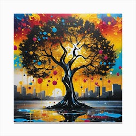 Tree Of Life 256 Canvas Print