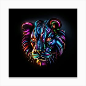 Neon Lion Toile