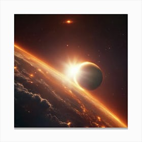 Earth From Space 7 Canvas Print