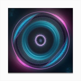 Abstract Circle - Abstract Stock Videos & Royalty-Free Footage Canvas Print