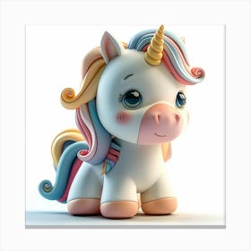 Cute Unicorn 836 Canvas Print