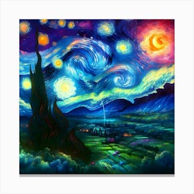 Starry Night 21 Canvas Print