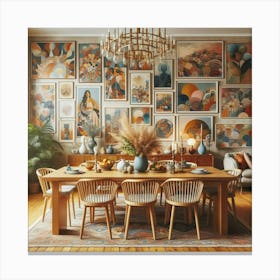 Dining Room 2 Canvas Print