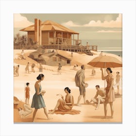 Beach House Canvas Print