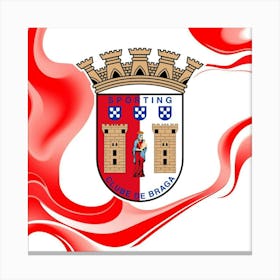 S.C. Braga Logo Wall Art 5 Canvas Print