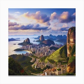 Rio De Janeiro beautiful place Canvas Print