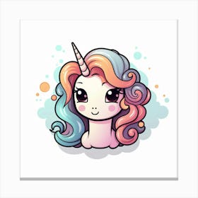 Cute Unicorn 334 Canvas Print