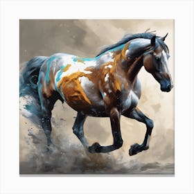 Horse Painting #4 Art Print Canvas Print