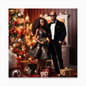 Realistic Black Couple Christmas Stylish Deep InE84c7cf5 Fe5f 410e 9458 9651b8430750E84c7cf5 Fe5f 410e 9458 9651b8430750E84c7cf5 Fe5f 410e 9458 9651b8430750 Canvas Print