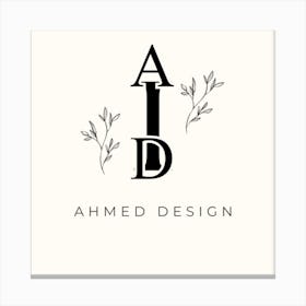 Ahmed Design Canvas Print