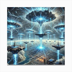 Ionosphere Overload Array Canvas Print