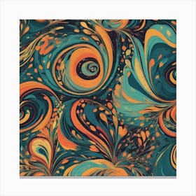 Abstract Pattern Art Print 1 Canvas Print