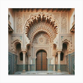 Entrance To The Mosque In Morocco46 Canvas Print