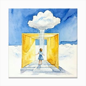 Cloud In The Sky Canvas Print