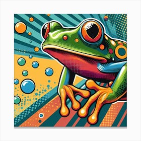 Pop Frog Canvas Print