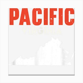 Pacific Washington Usa State America Travel Washingtonian Canvas Print