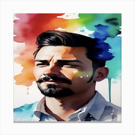 Portrait Of A Man Canvas Print