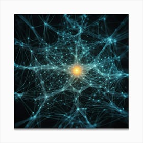 Neural Network 1 Canvas Print