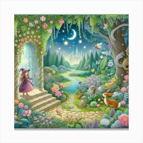 Fairy Garden 1 Canvas Print