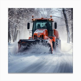 Snow Plow 2 Canvas Print