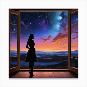 Starry Night 3 Canvas Print