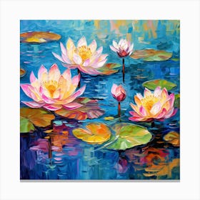 Water Lilies 15 Canvas Print