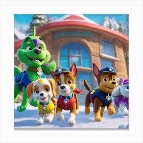 Paw Patrol remake Canvas Print