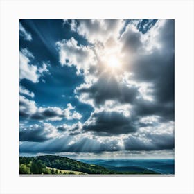 Cloudy Sky 11 Canvas Print