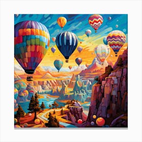 Hot Air Balloons 3 Canvas Print