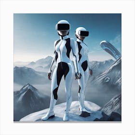 Futuristic Women 11 Canvas Print