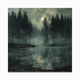 Dark Forest 1 Canvas Print