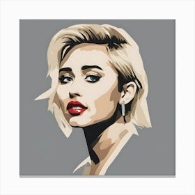 Miley Cyrus Canvas Print