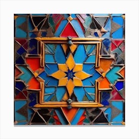 Mosaic Wall Art Canvas Print