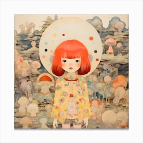 Girl With Red Hair Canvas Print