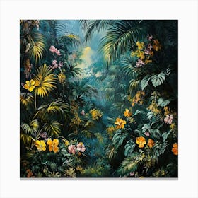 Tropical Jungle Art 3 Canvas Print