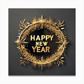 Happy New Year 90 Canvas Print