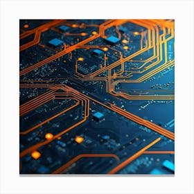 Circuit Board 47 Canvas Print