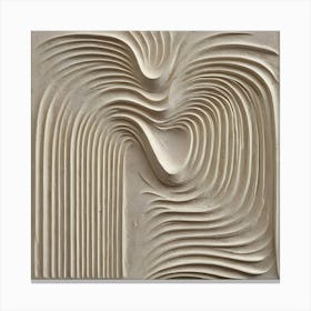 Wavy Lines 10 Canvas Print