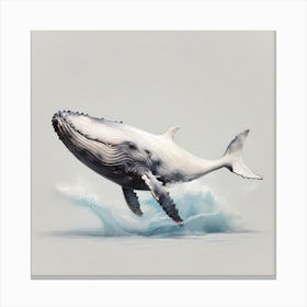 Whale 5 Canvas Print