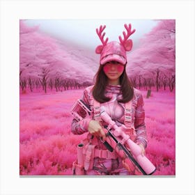 Pink Forest 1 Canvas Print