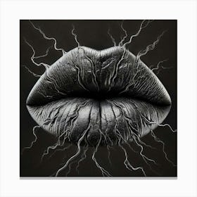 Lightning Lips 2 Toile