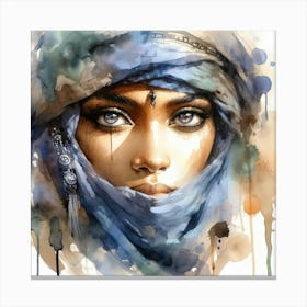 Powerful Tuareg Woman #3 Canvas Print