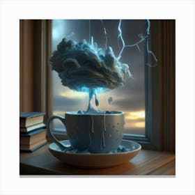Lightning In A Cup Canvas Print