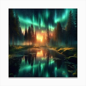 Aurora Borealis 16 Canvas Print