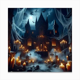 Haunted Castle Canvas Print
