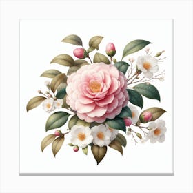 Flower of Camellia 2 Canvas Print