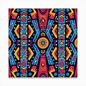 African Style Decorative Patterns 3 Canvas Print