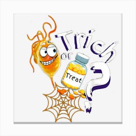 Trich Or Treat Shirt Canvas Print