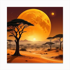 Sol De Africa Canvas Print