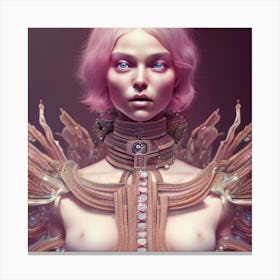 Futuristic Woman Canvas Print